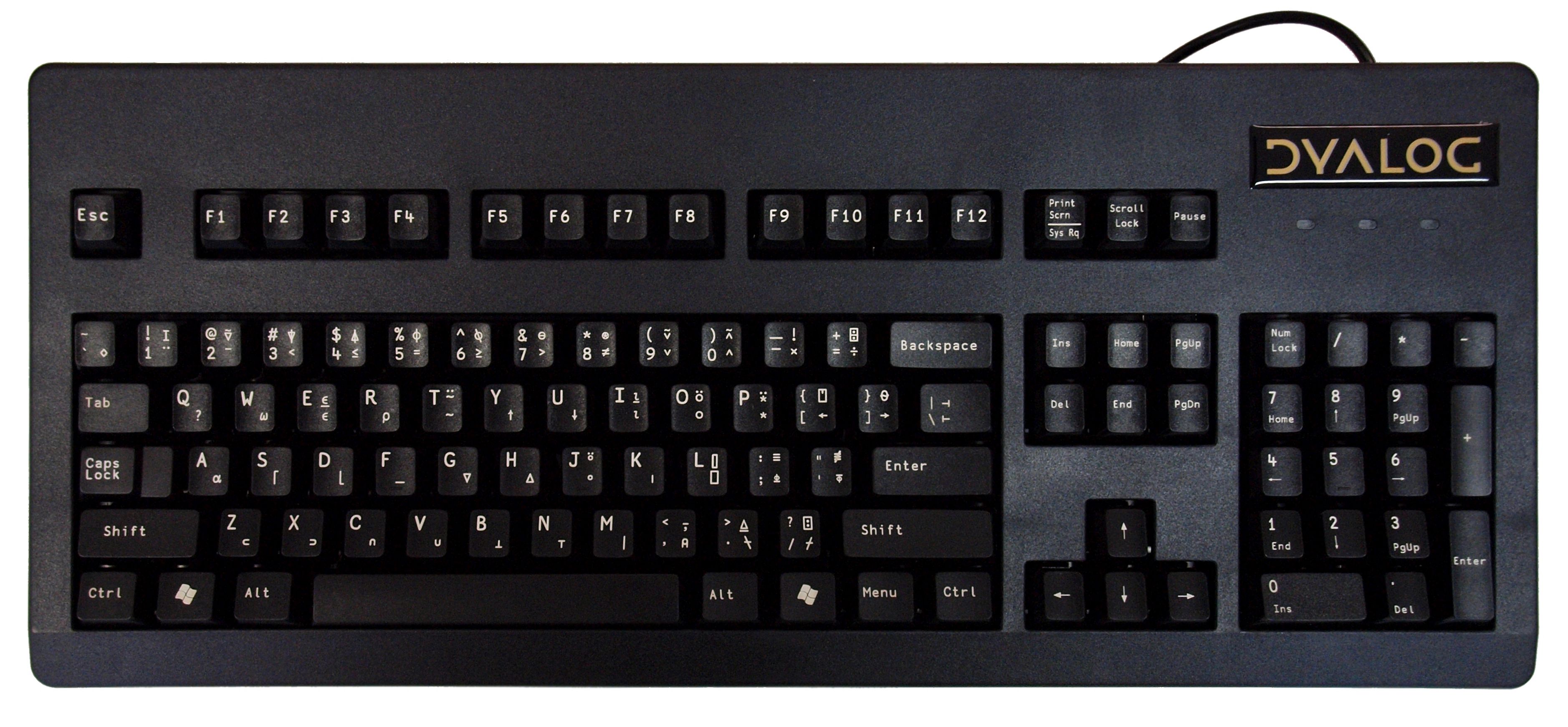 Dyalog keyboard - US version